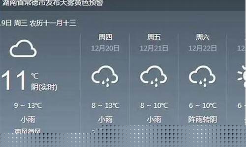 常德天气预报7至15天_常德天气预报7至15天查询